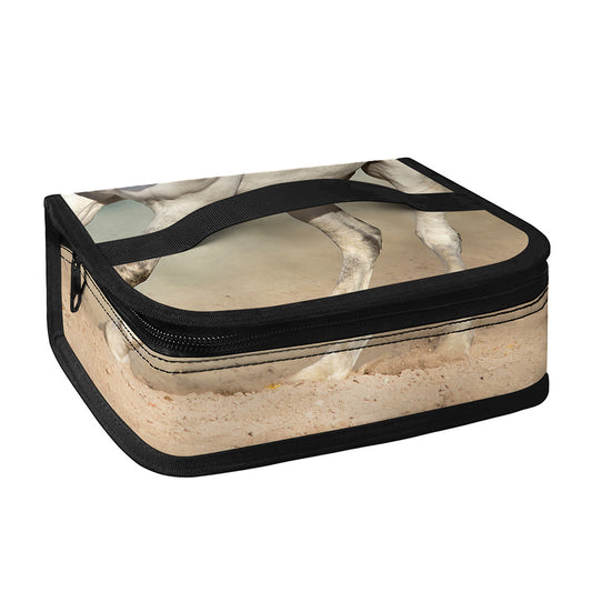 White Stallion Horse Print Small Lunch Bag