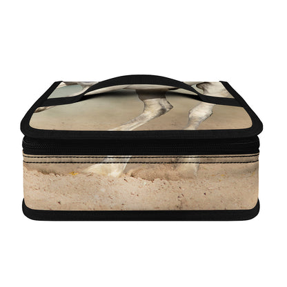 White Stallion Horse Print Small Lunch Bag