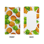 White Summer Pineapple Pattern Print Changing Pad Cover