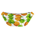 White Summer Pineapple Pattern Print Fanny Pack