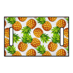 White Summer Pineapple Pattern Print Golf Cart Seat Cover
