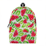 White Summer Watermelon Pattern Print Backpack