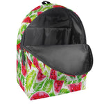 White Summer Watermelon Pattern Print Backpack
