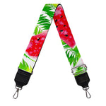 White Summer Watermelon Pattern Print Bag Strap