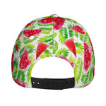 White Summer Watermelon Pattern Print Baseball Cap