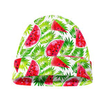 White Summer Watermelon Pattern Print Beanie
