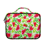 White Summer Watermelon Pattern Print Briefcase Bible Bag