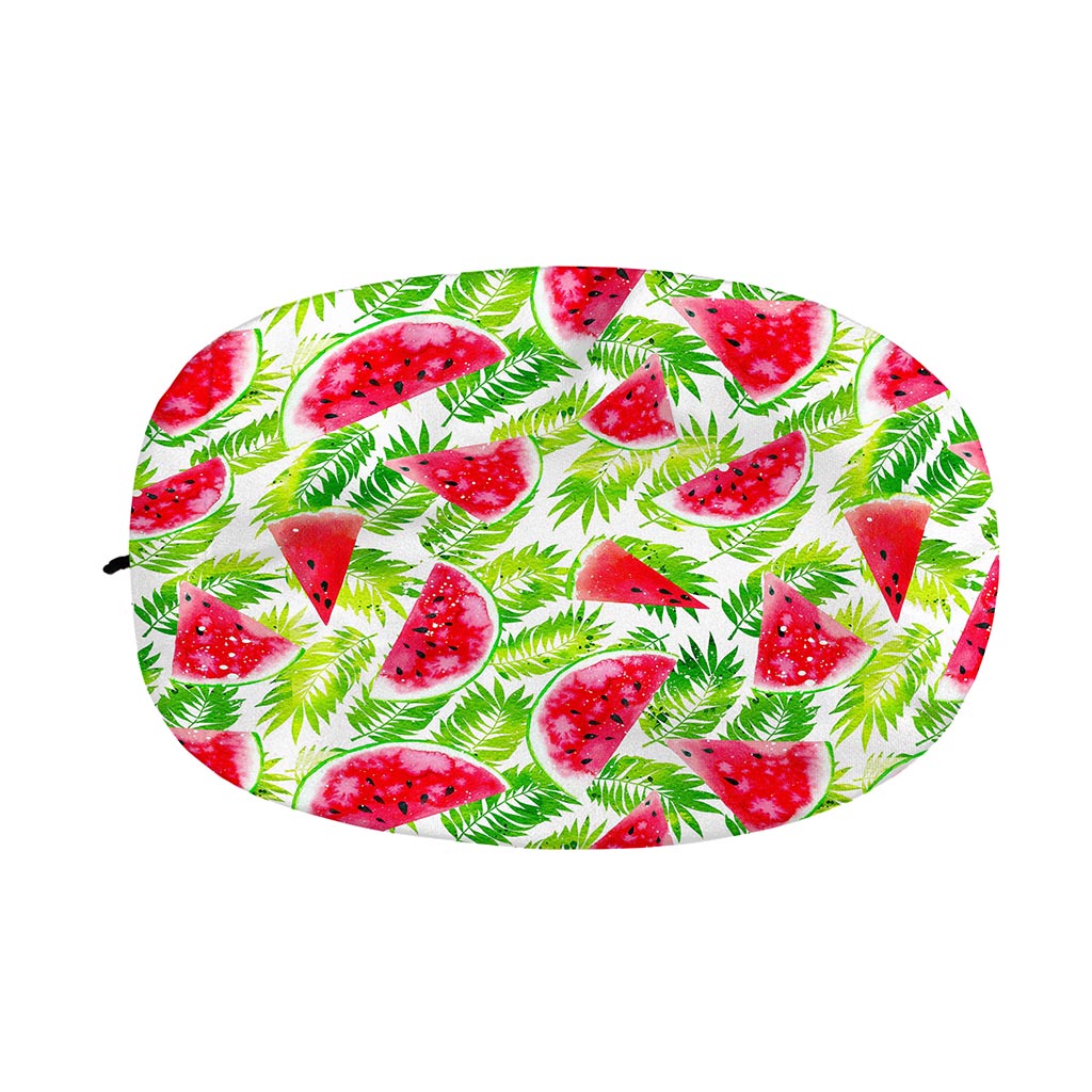 White Summer Watermelon Pattern Print Car Side Mirror Covers