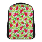 White Summer Watermelon Pattern Print Casual Backpack