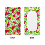 White Summer Watermelon Pattern Print Changing Pad Cover