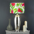 White Summer Watermelon Pattern Print Drum Lamp Shade