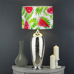 White Summer Watermelon Pattern Print Drum Lamp Shade
