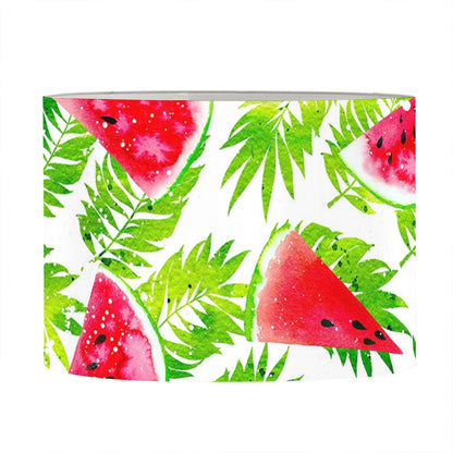 White Summer Watermelon Pattern Print Drum Lamp Shade