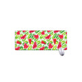 White Summer Watermelon Pattern Print Extended Mouse Pad