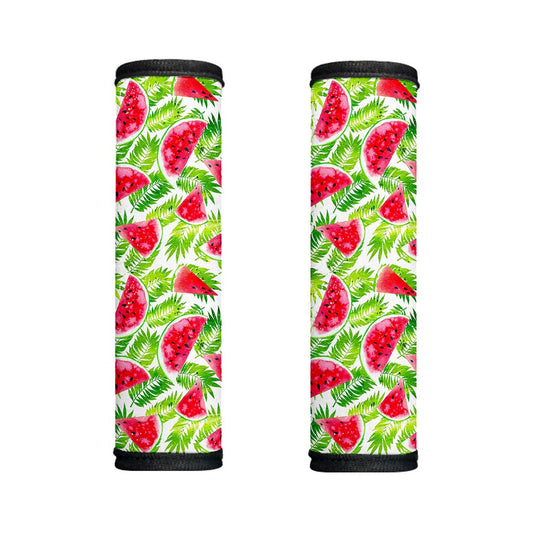 White Summer Watermelon Pattern Print Handle Covers
