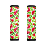 White Summer Watermelon Pattern Print Handle Covers