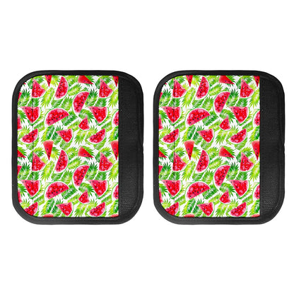 White Summer Watermelon Pattern Print Handle Covers