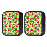 White Summer Watermelon Pattern Print Handle Covers