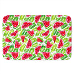 White Summer Watermelon Pattern Print Indoor Door Mat