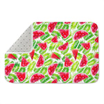 White Summer Watermelon Pattern Print Indoor Door Mat
