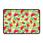 White Summer Watermelon Pattern Print Kitchen Mat
