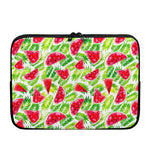 White Summer Watermelon Pattern Print Laptop Sleeve