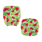 White Summer Watermelon Pattern Print Office Chair Cover