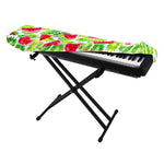 White Summer Watermelon Pattern Print Piano Keyboard Cover
