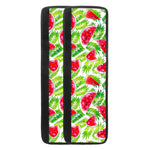 White Summer Watermelon Pattern Print Refrigerator Handle Covers