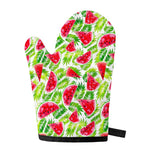 White Summer Watermelon Pattern Print Single Oven Mitt