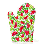 White Summer Watermelon Pattern Print Single Oven Mitt