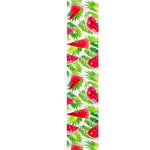 White Summer Watermelon Pattern Print Table Runner