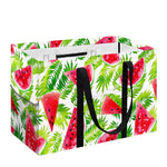 White Summer Watermelon Pattern Print Utility Tote Bag
