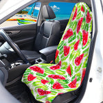 White Summer Watermelon Pattern Print Waterproof Car Seat Cover