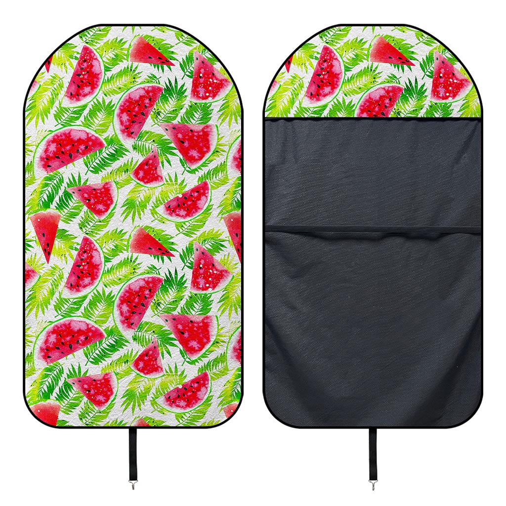 White Summer Watermelon Pattern Print Waterproof Car Seat Cover