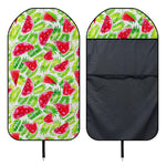White Summer Watermelon Pattern Print Waterproof Car Seat Cover
