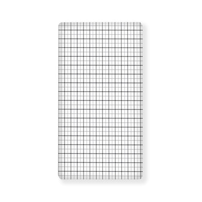 White Tattersall Pattern Print Baby Crib Sheet
