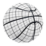 White Tattersall Pattern Print Basketball