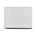 White Tattersall Pattern Print Bifold Wallet