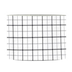 White Tattersall Pattern Print Drum Lamp Shade