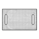 White Tattersall Pattern Print Golf Cart Seat Cover