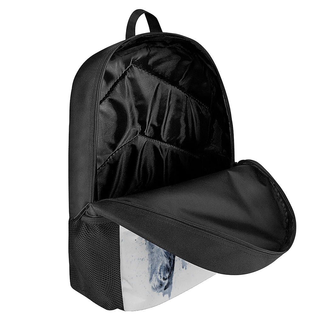 White Tiger Painting Print 17 Inch Backpack