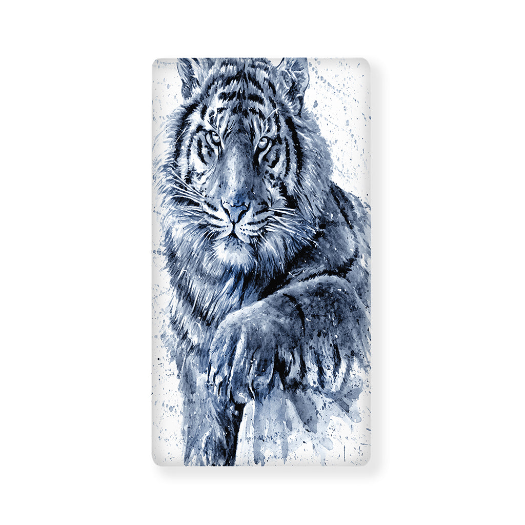 White Tiger Painting Print Baby Crib Sheet