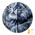 White Tiger Painting Print Basketball