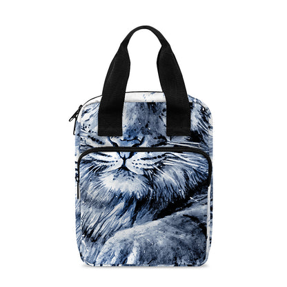 White Tiger Painting Print Bible Tote Bag