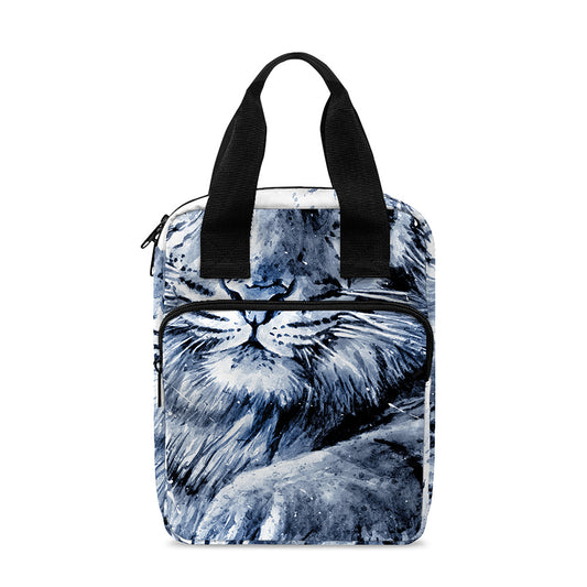 White Tiger Painting Print Bible Tote Bag