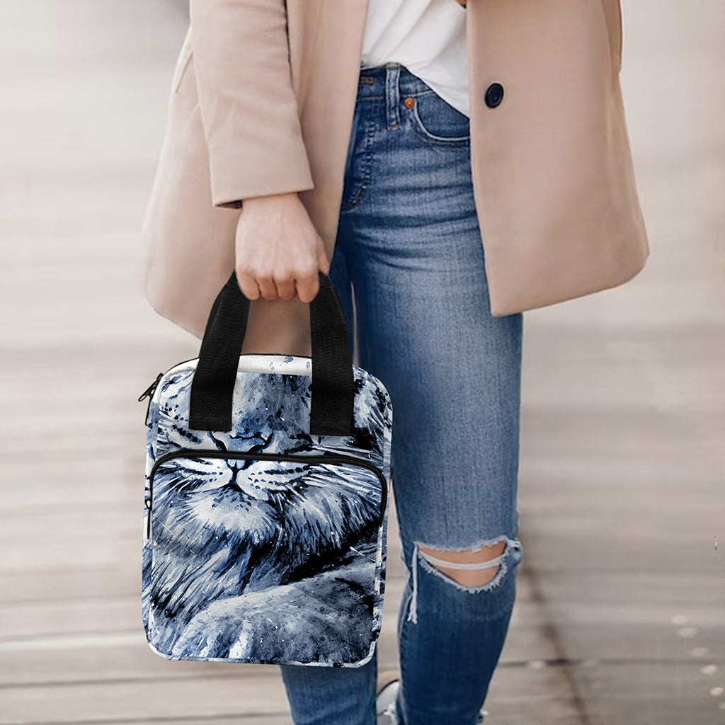 White Tiger Painting Print Bible Tote Bag