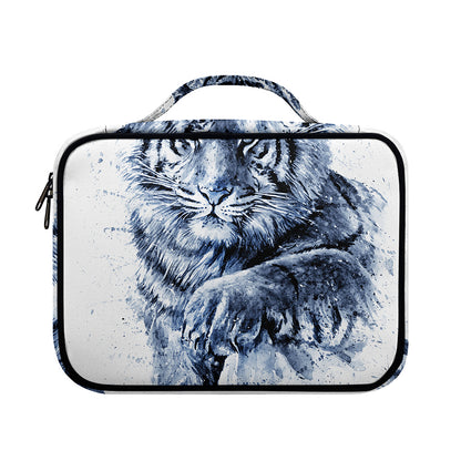 White Tiger Painting Print Briefcase Bible Bag