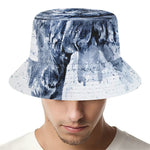 White Tiger Painting Print Bucket Hat