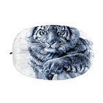White Tiger Painting Print Car Side Mirror Covers